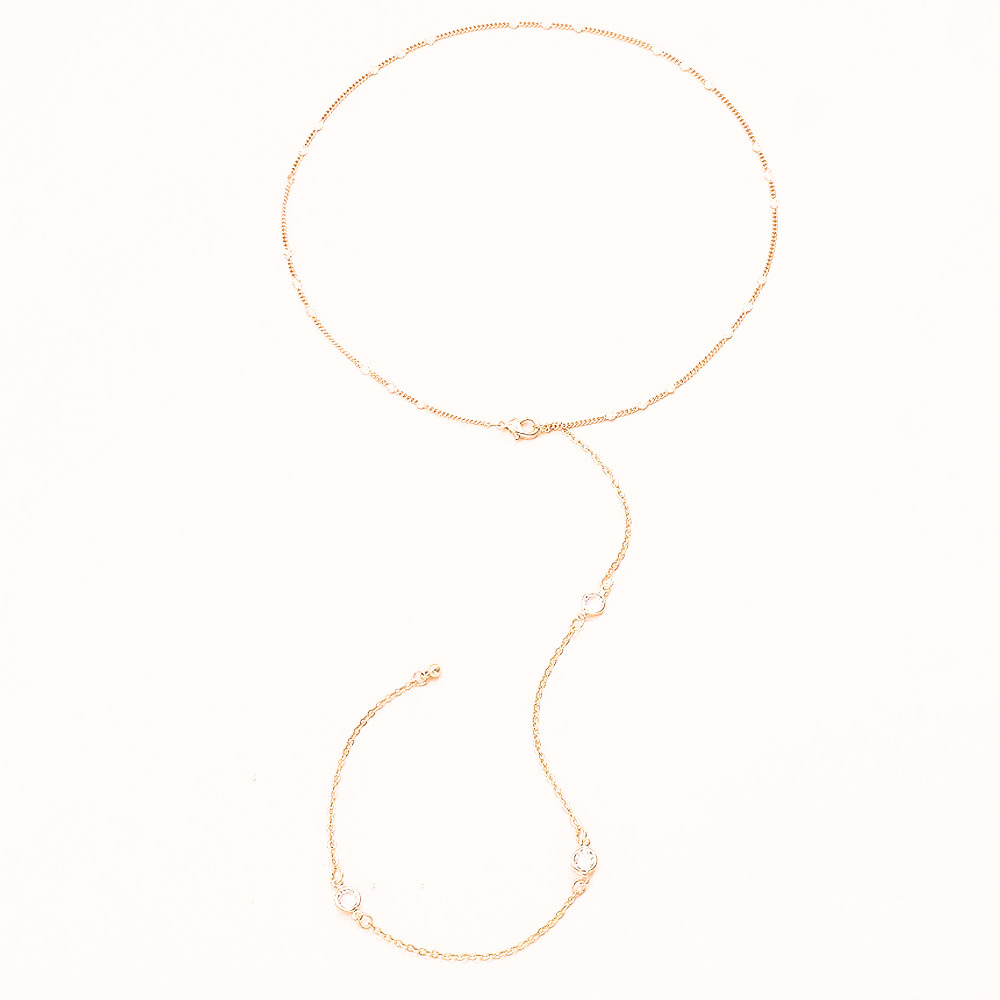 Collier de dos avec épaisseur fine