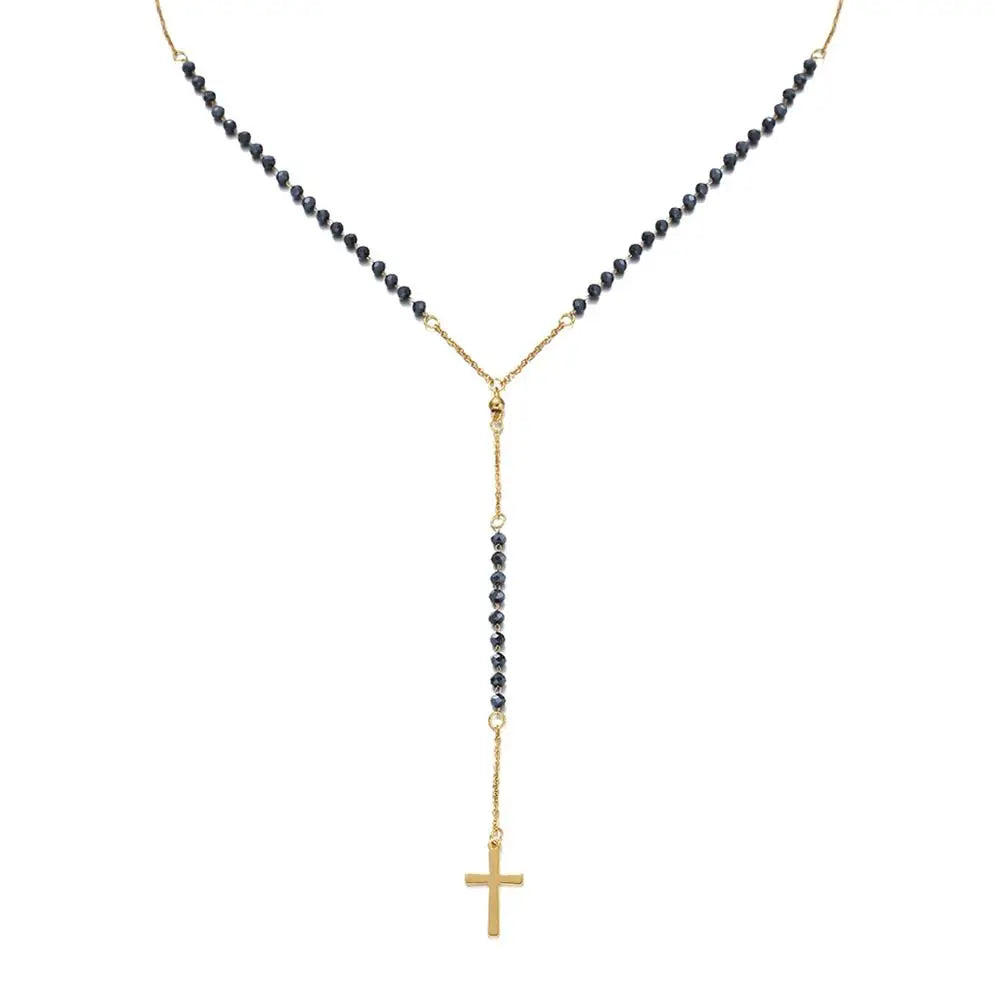 Collier en croix pour femme | modèle #EJENA Ma boutique