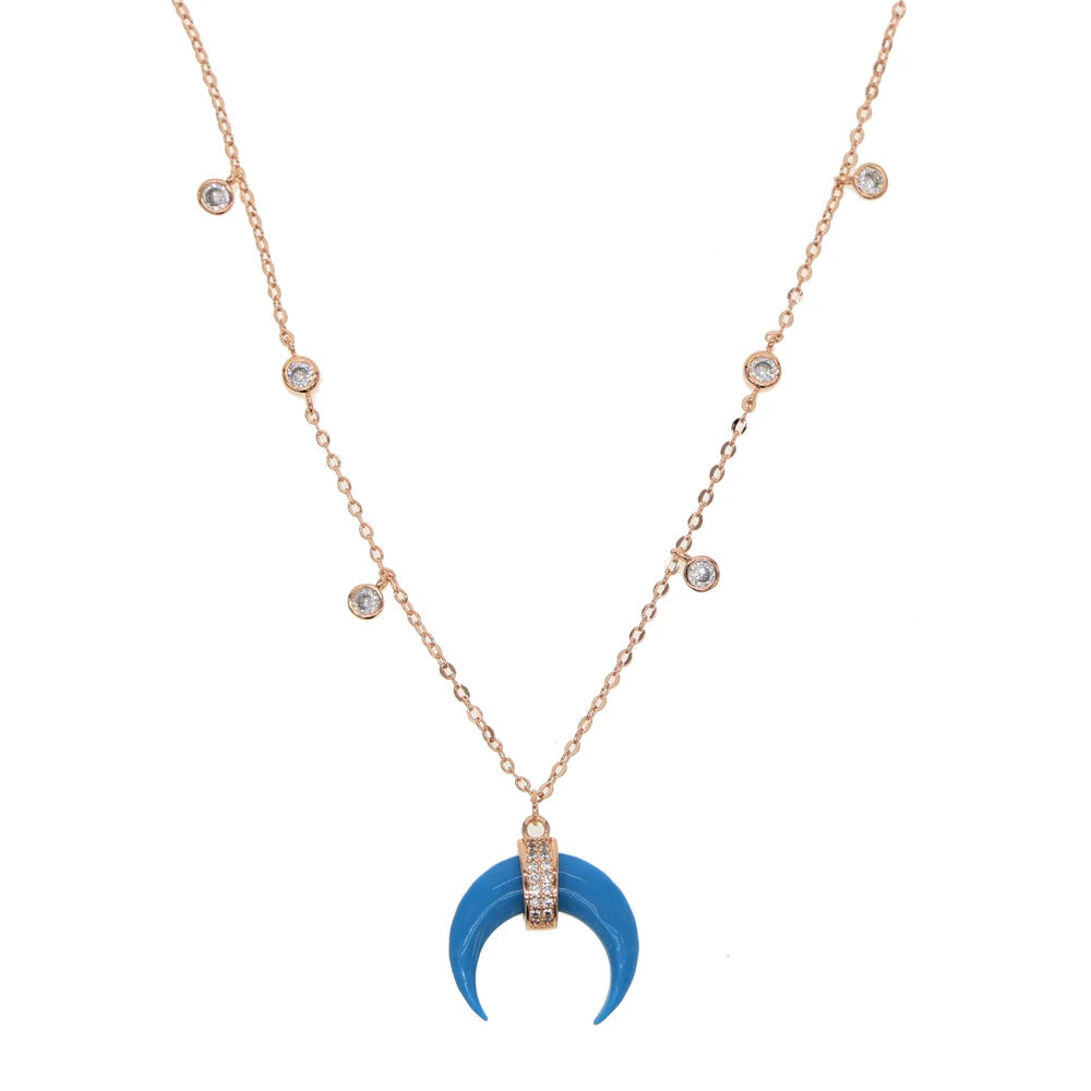 Collier bleu | modèle #TERRA Colliane