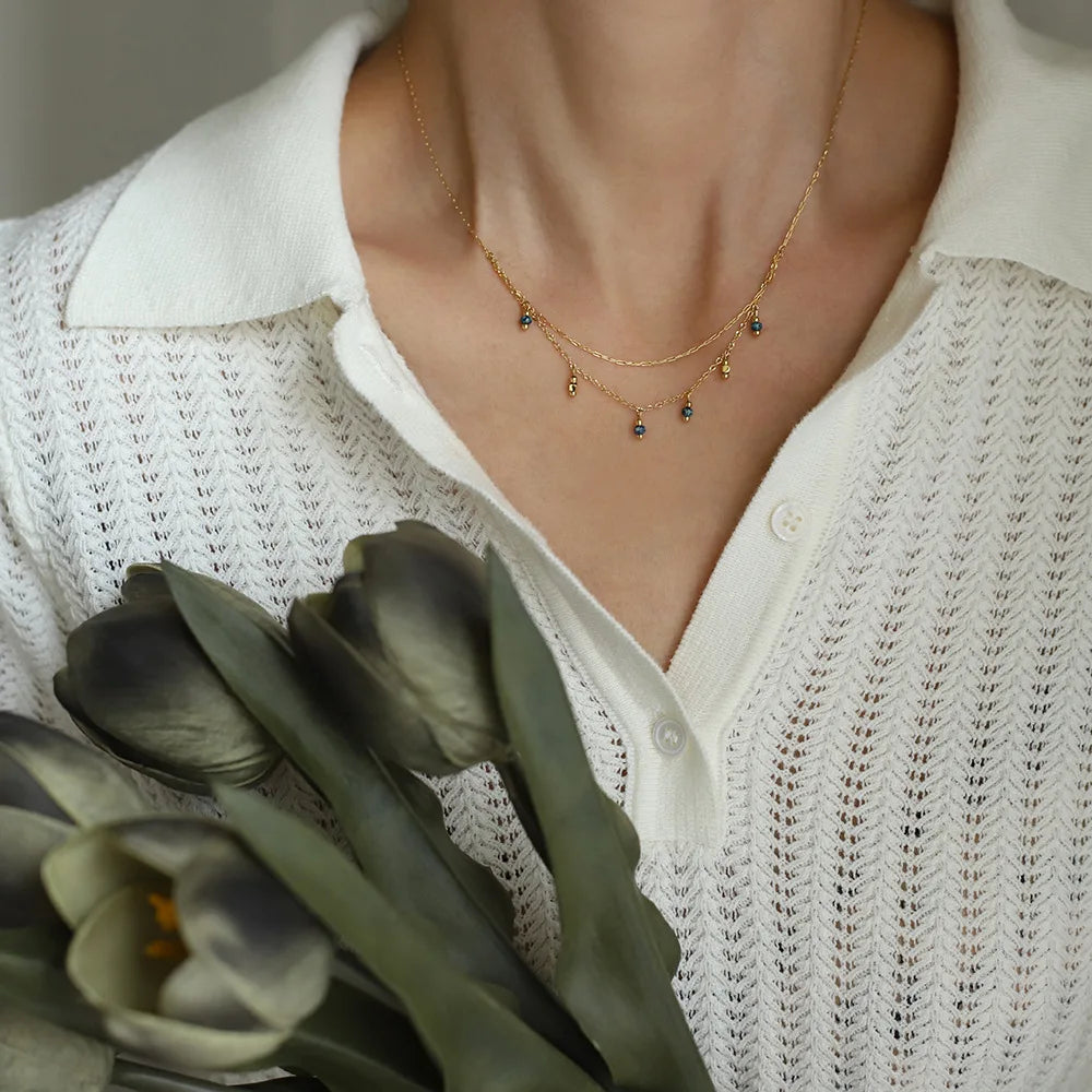 Collier en acier inoxydable pour femme | modèle #SHINE Colliane