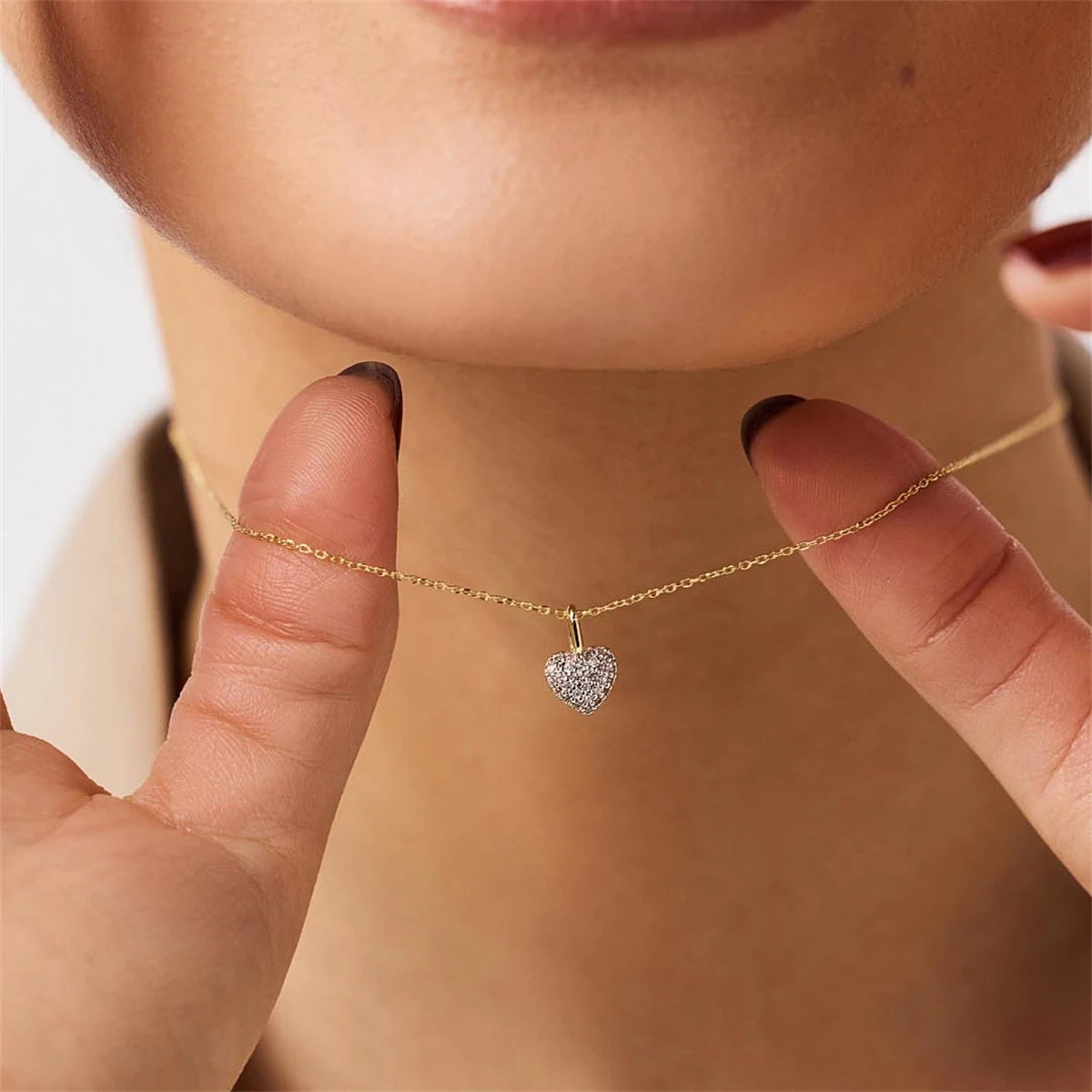 Collier cœur | modèle #NORA Colliane