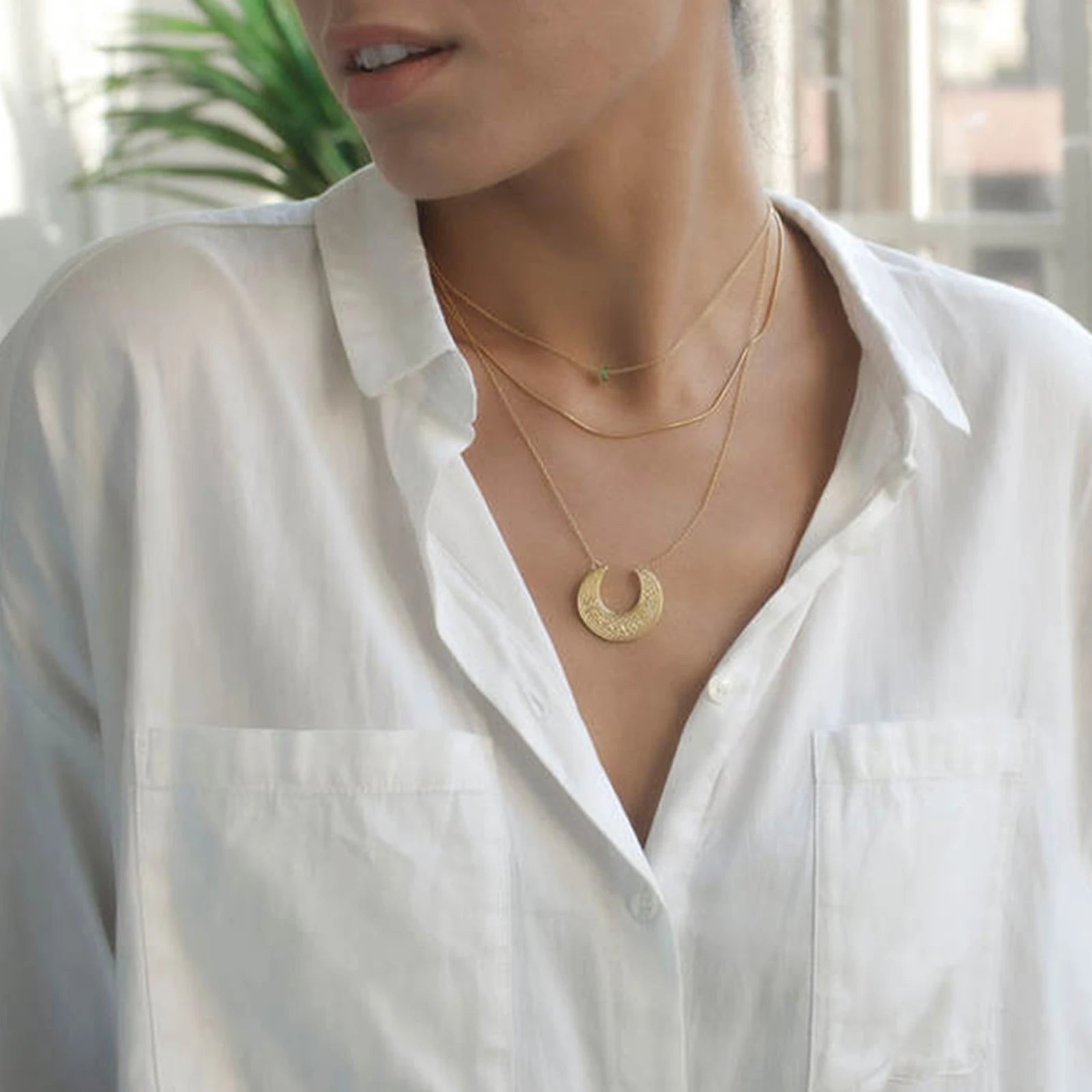 Collier fin | modèle #LUNE Ma boutique