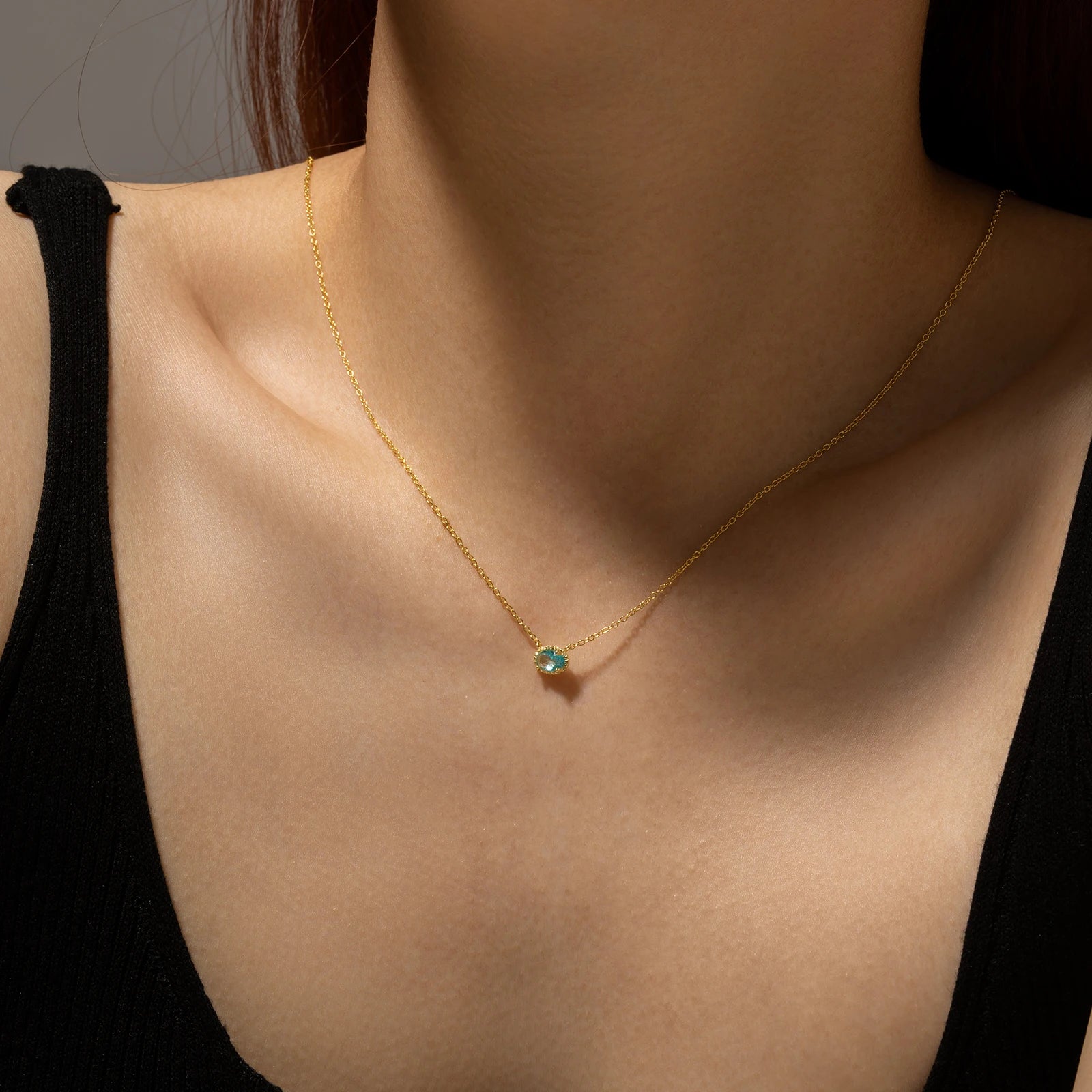 Collier bleu | modèle #ETSINA Colliane