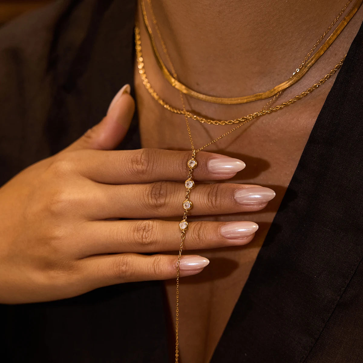 Collier fin femme | modèle #VINEL Colliane