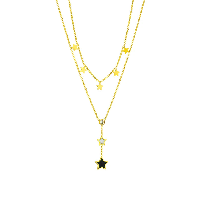 Collier acier inoxydable femme | modèle #ARNA