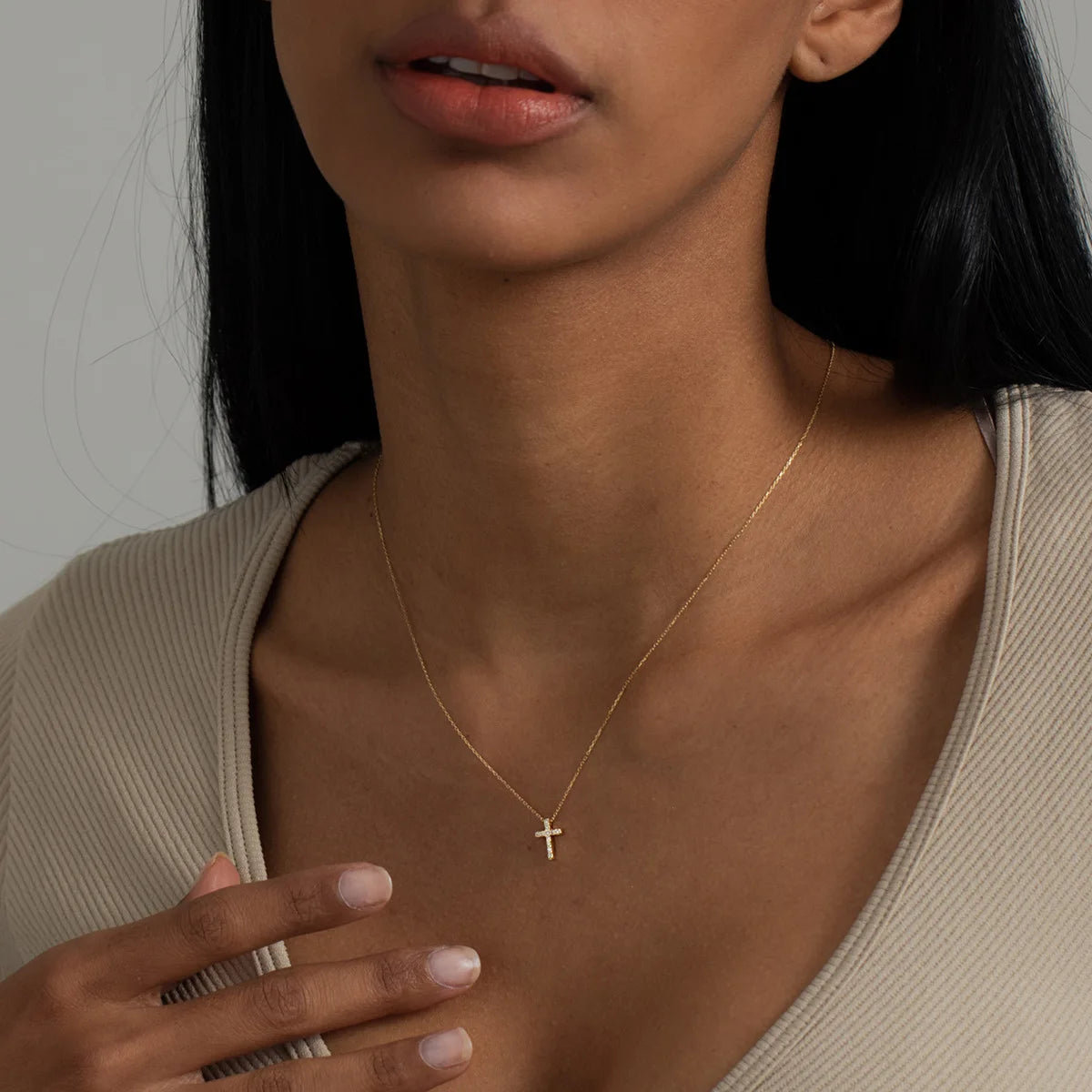 Collier en croix pour femme | modèle #FINDSI Colliane