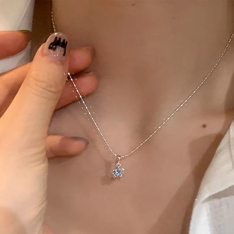 Collier bleu | modèle #STAR Colliane