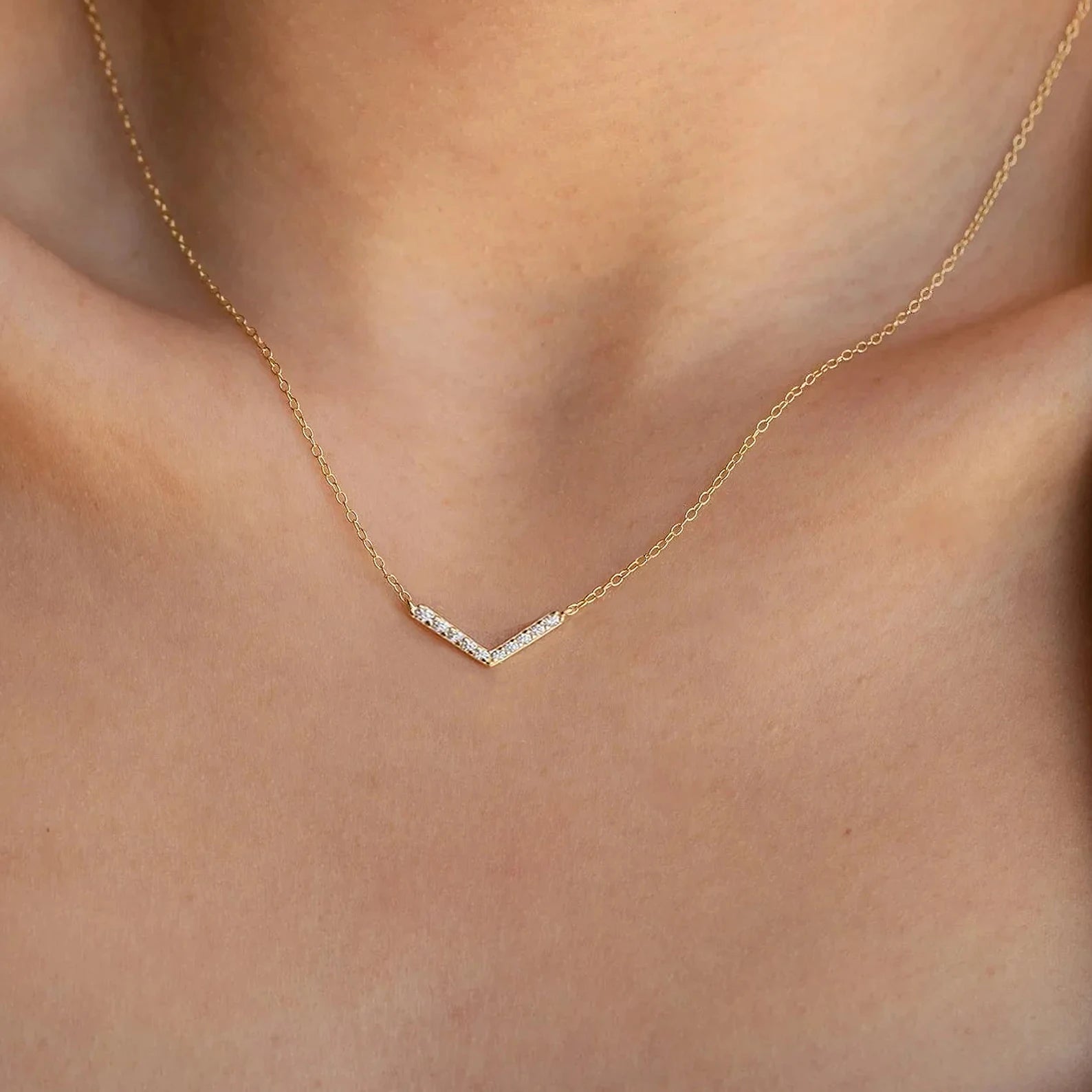 Collier fin femme | modèle #LEESA Colliane