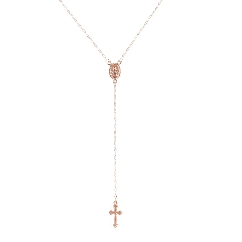 Collier en croix style bohème