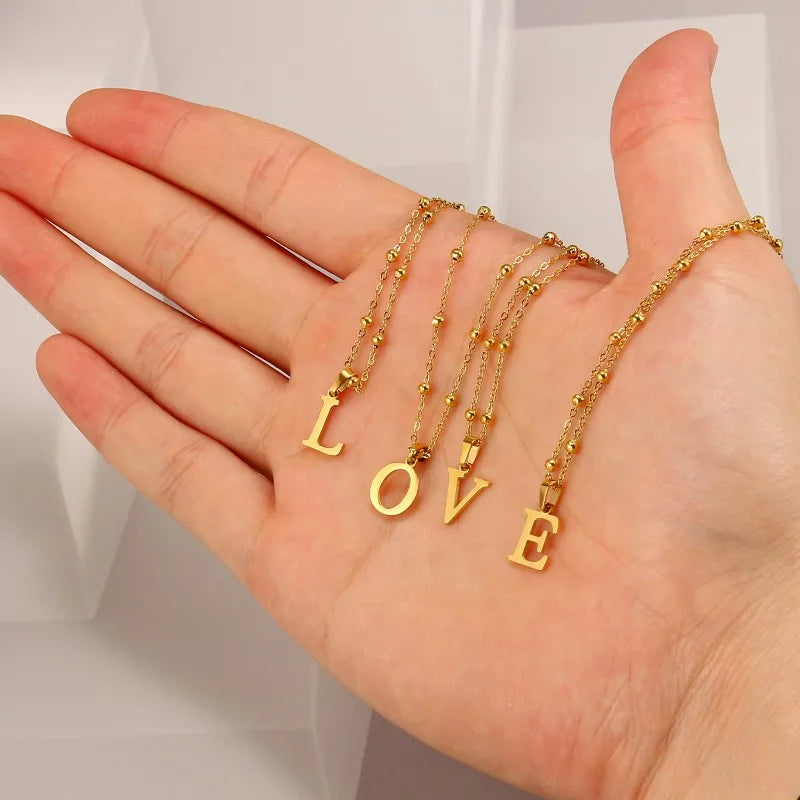 Collier lettre | modèle #SIMPLY