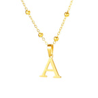 Collier lettre | modèle #SIMPLY Ma boutique