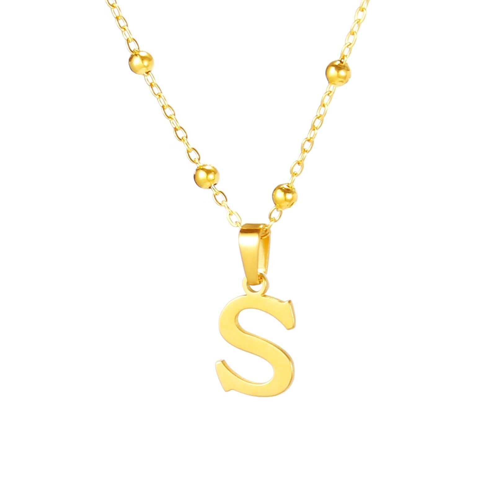 Collier lettre | modèle #SIMPLY Ma boutique