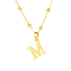 Collier lettre | modèle #SIMPLY Ma boutique