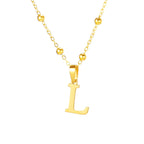 Collier lettre | modèle #SIMPLY Ma boutique