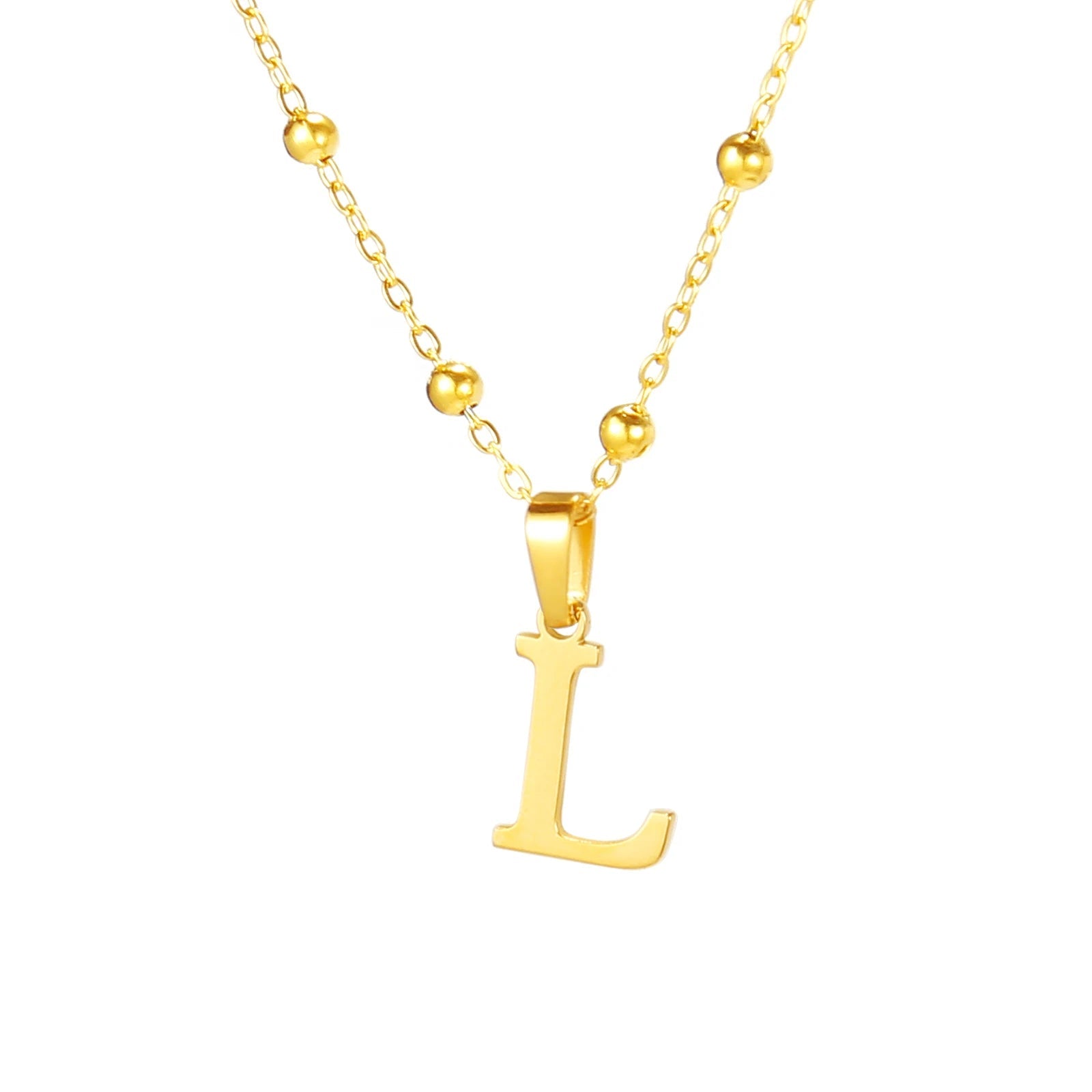Collier lettre | modèle #SIMPLY Ma boutique