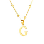 Collier lettre | modèle #SIMPLY Ma boutique