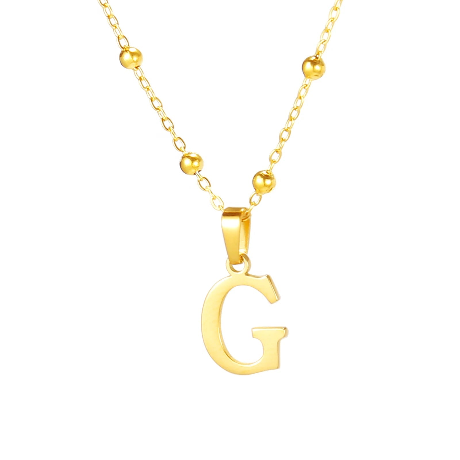 Collier lettre | modèle #SIMPLY Ma boutique