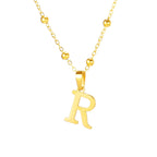 Collier lettre | modèle #SIMPLY Ma boutique