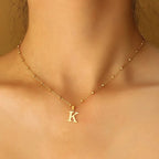Collier lettre | modèle #SIMPLY Ma boutique