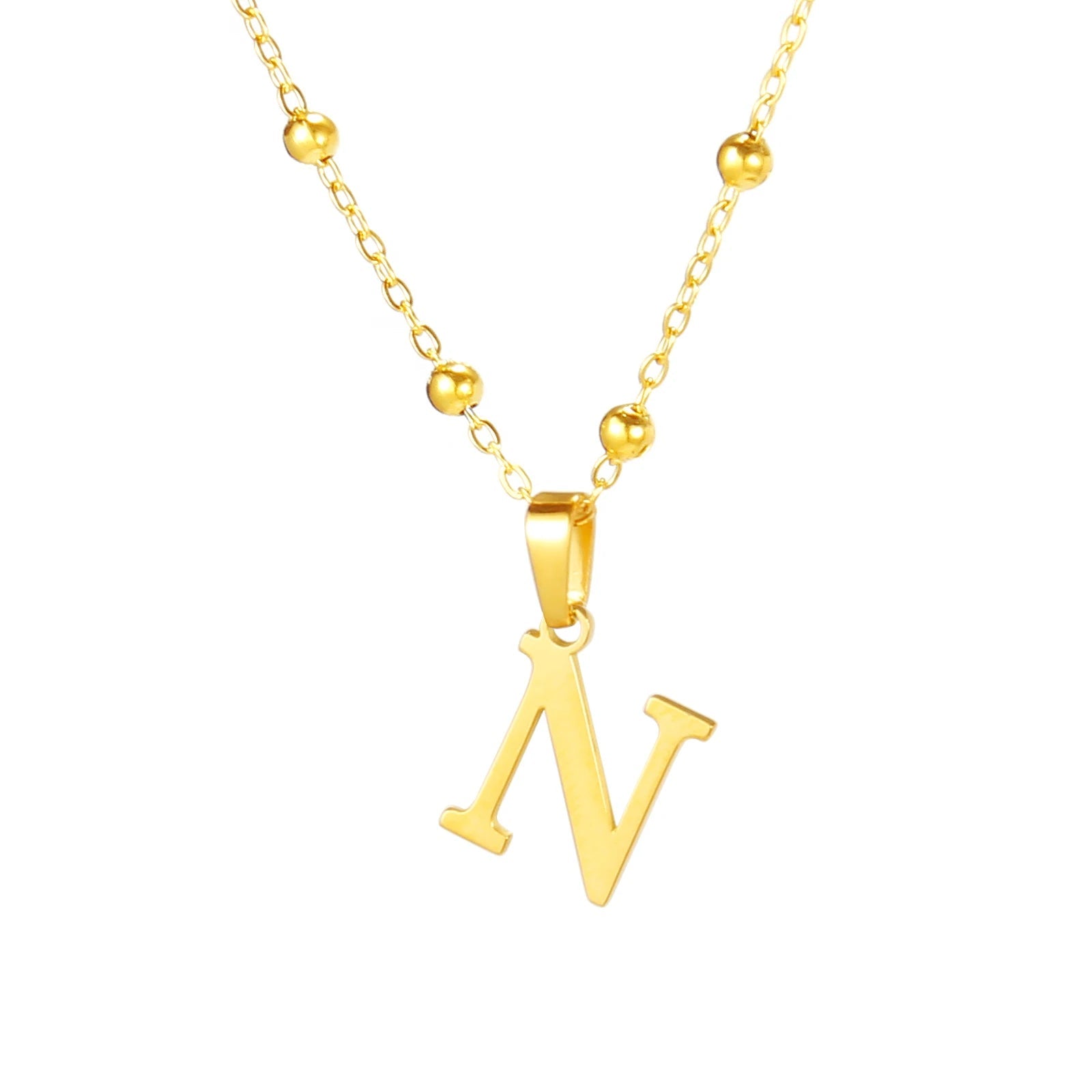 Collier lettre | modèle #SIMPLY Ma boutique