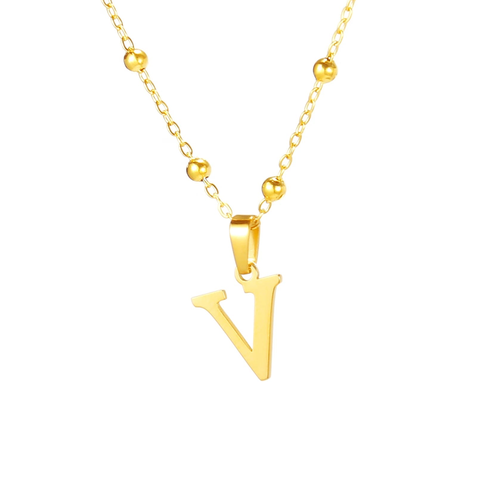 Collier lettre | modèle #SIMPLY Ma boutique