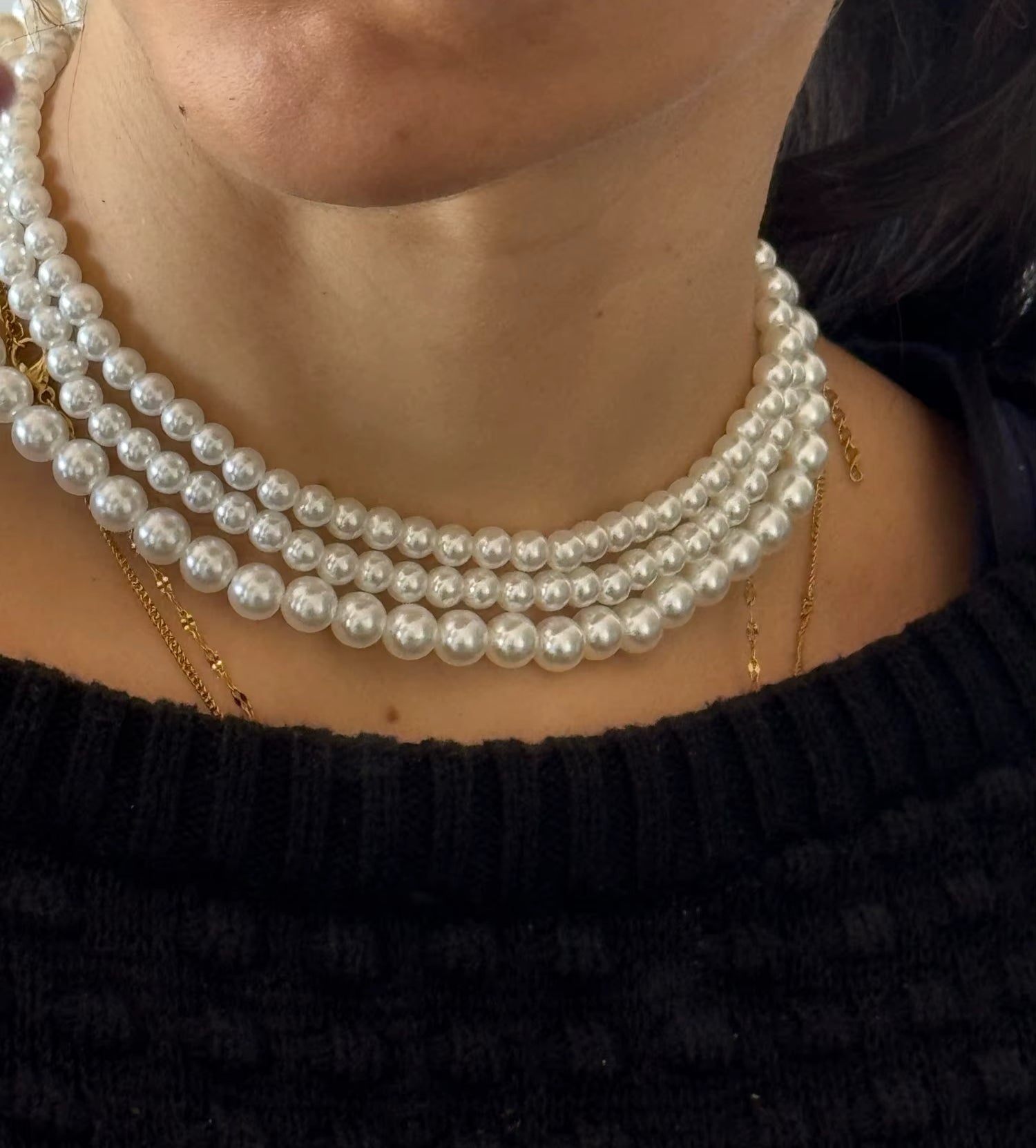 Collier blanc femme | modèle #GLORY Colliane