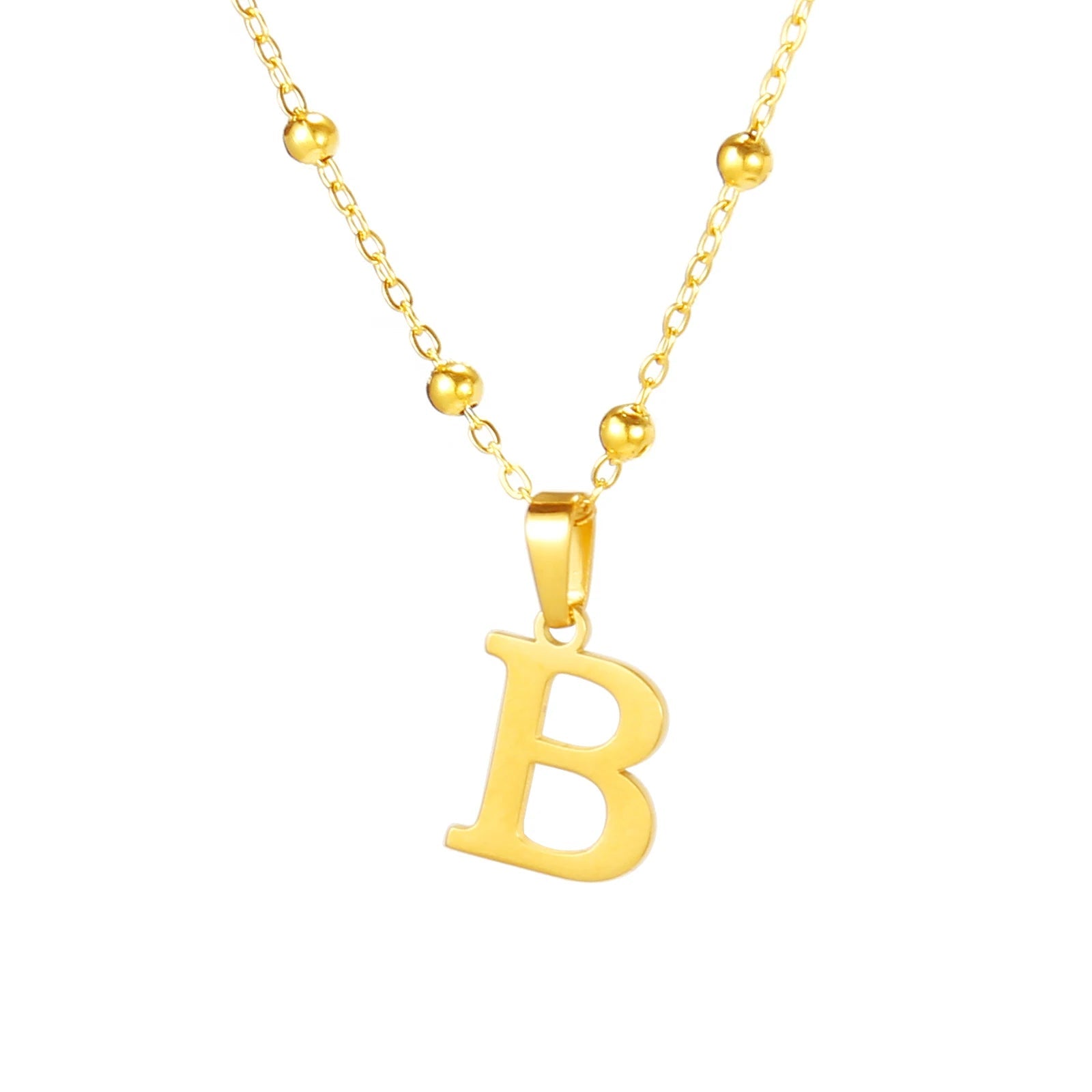 Collier lettre | modèle #SIMPLY Ma boutique
