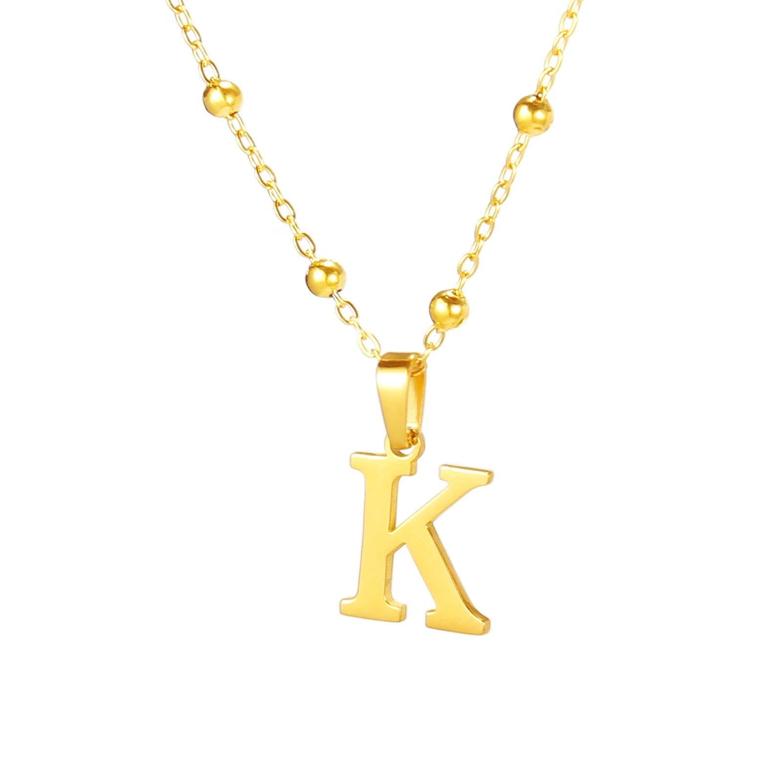 Collier lettre | modèle #SIMPLY Ma boutique