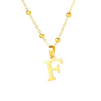 Collier lettre | modèle #SIMPLY Ma boutique
