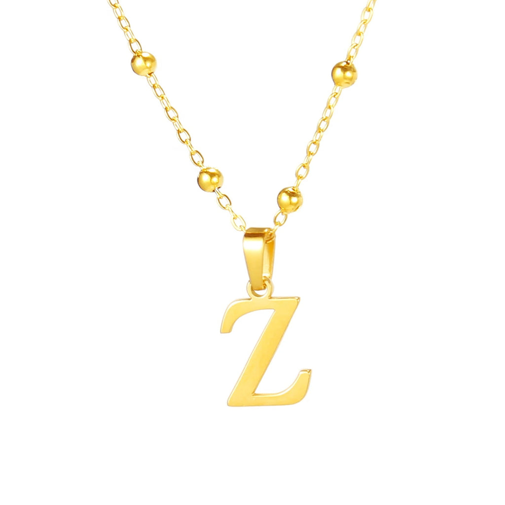 Collier lettre | modèle #SIMPLY Ma boutique