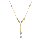 Collier en y très fin et minimaliste 