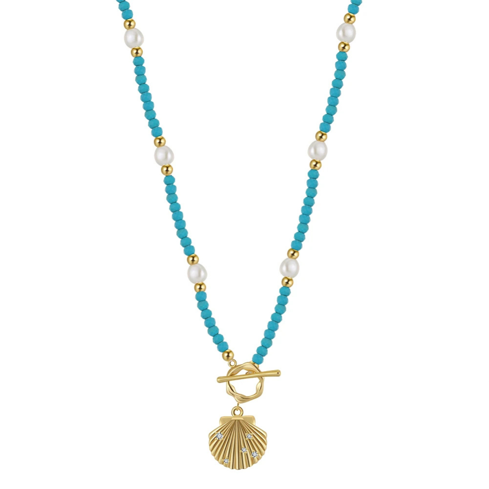 Collier bleu | modèle #COUDELLE