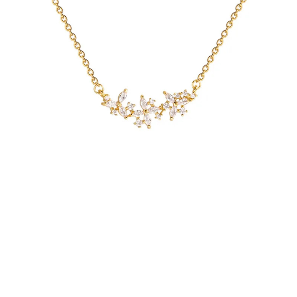 Collier doré minimaliste 