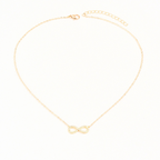 Collier infini doré et très fin 