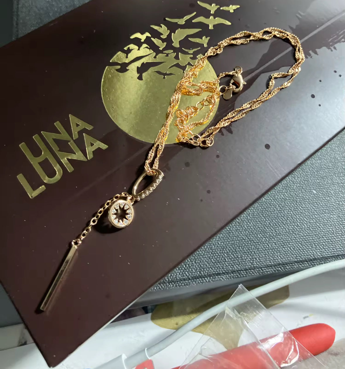 Collier rose | modèle #VITA Ma boutique