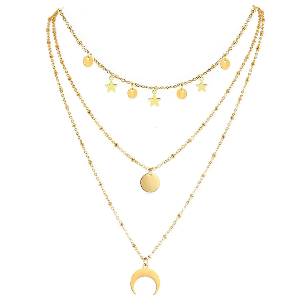 Collier multi rang | modèle #MOON