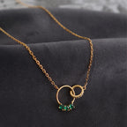 Collier vert | modèle #LOGAN Colliane
