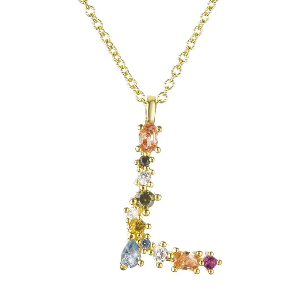 Collier lettre | modèle #LUMAL