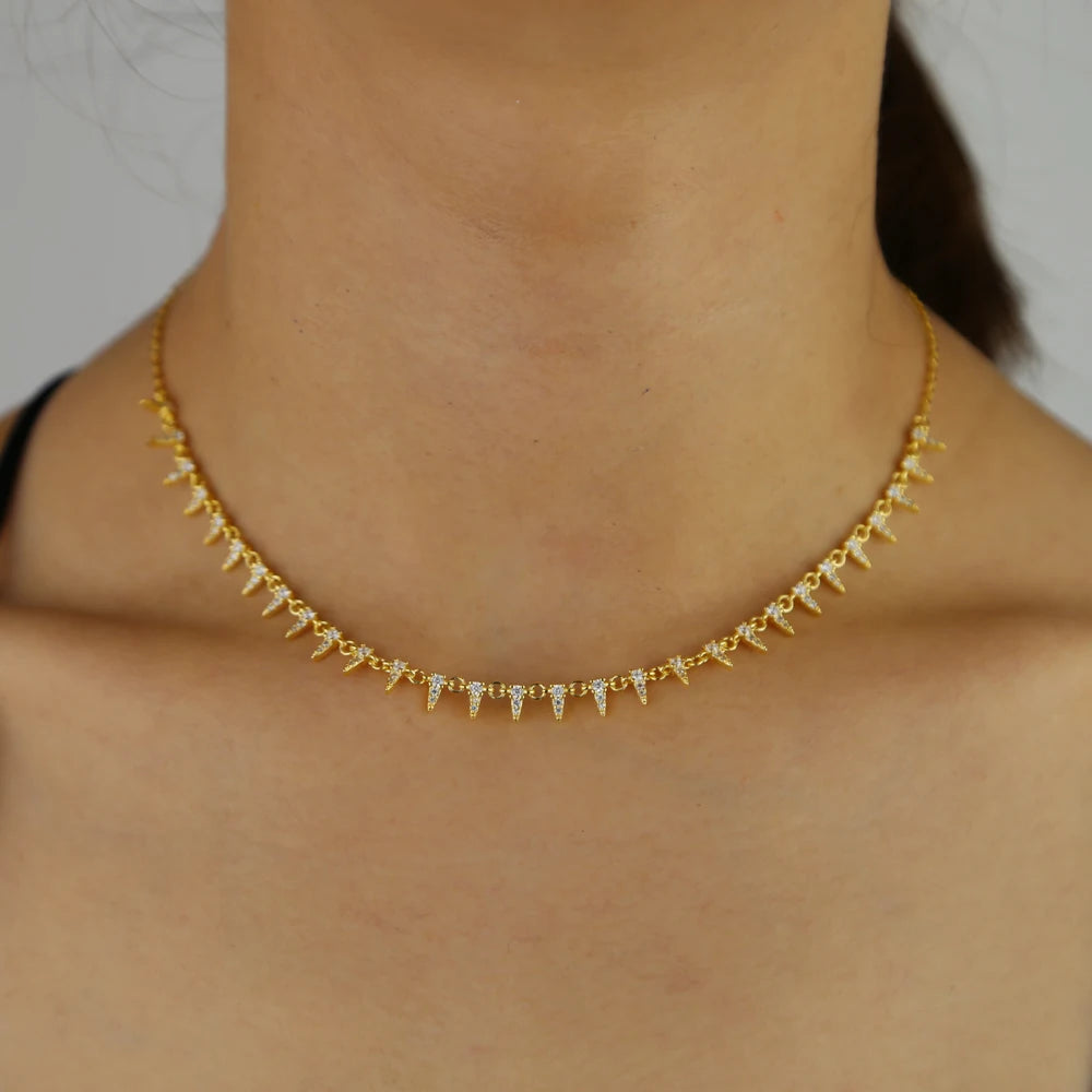 Collier ras de cou | modèle #TRESAN Colliane