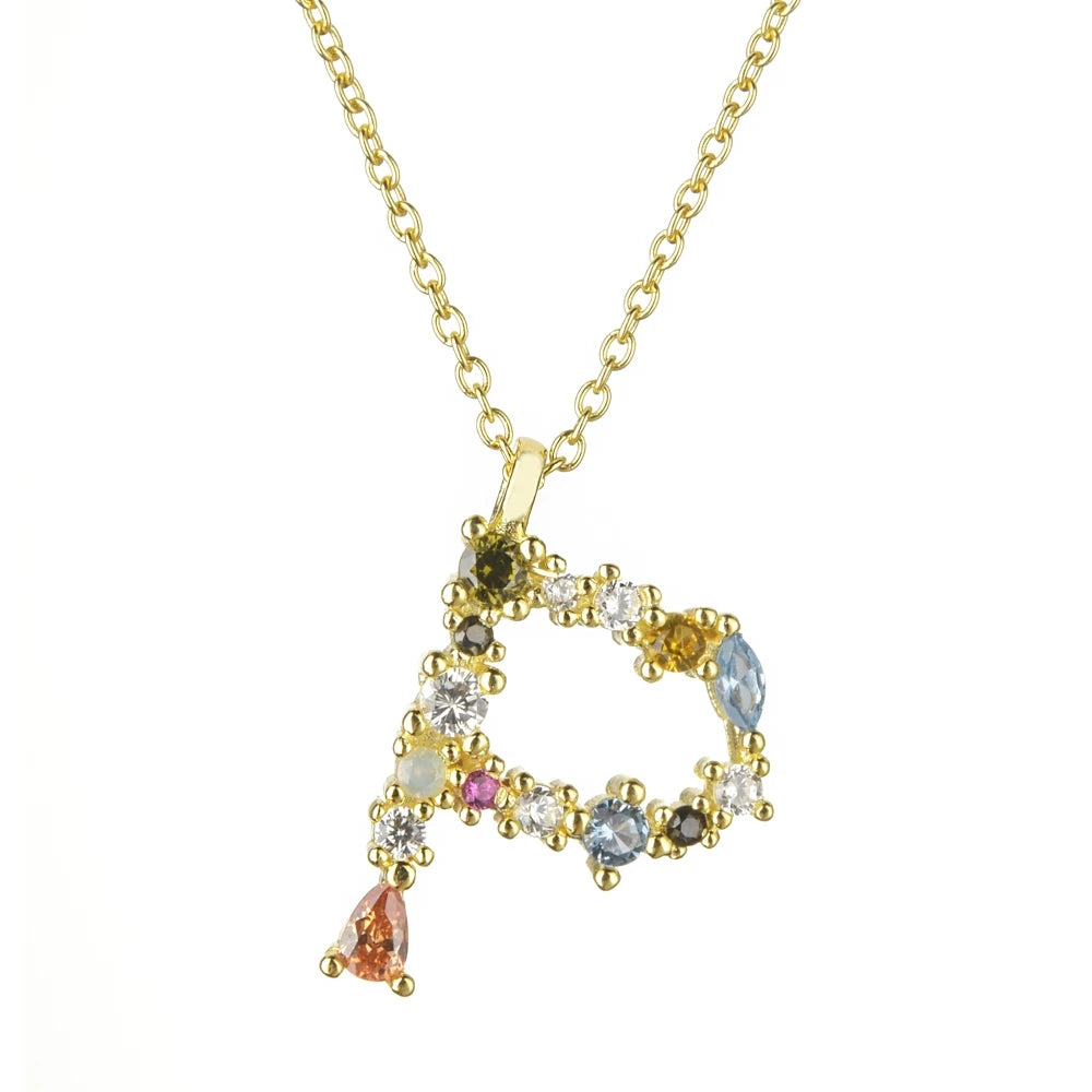 Collier lettre | modèle #LUMAL