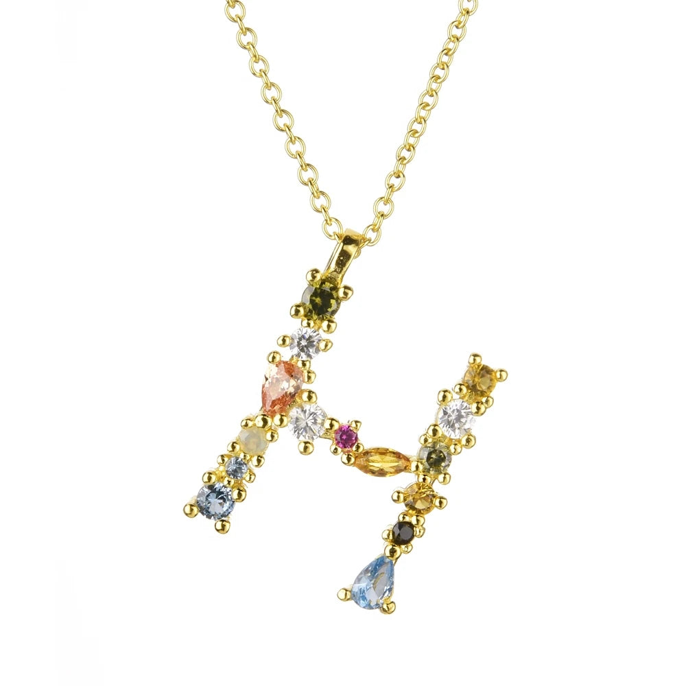 Collier lettre | modèle #LUMAL