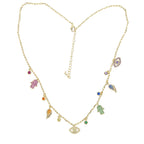 Collier œil style breloque 