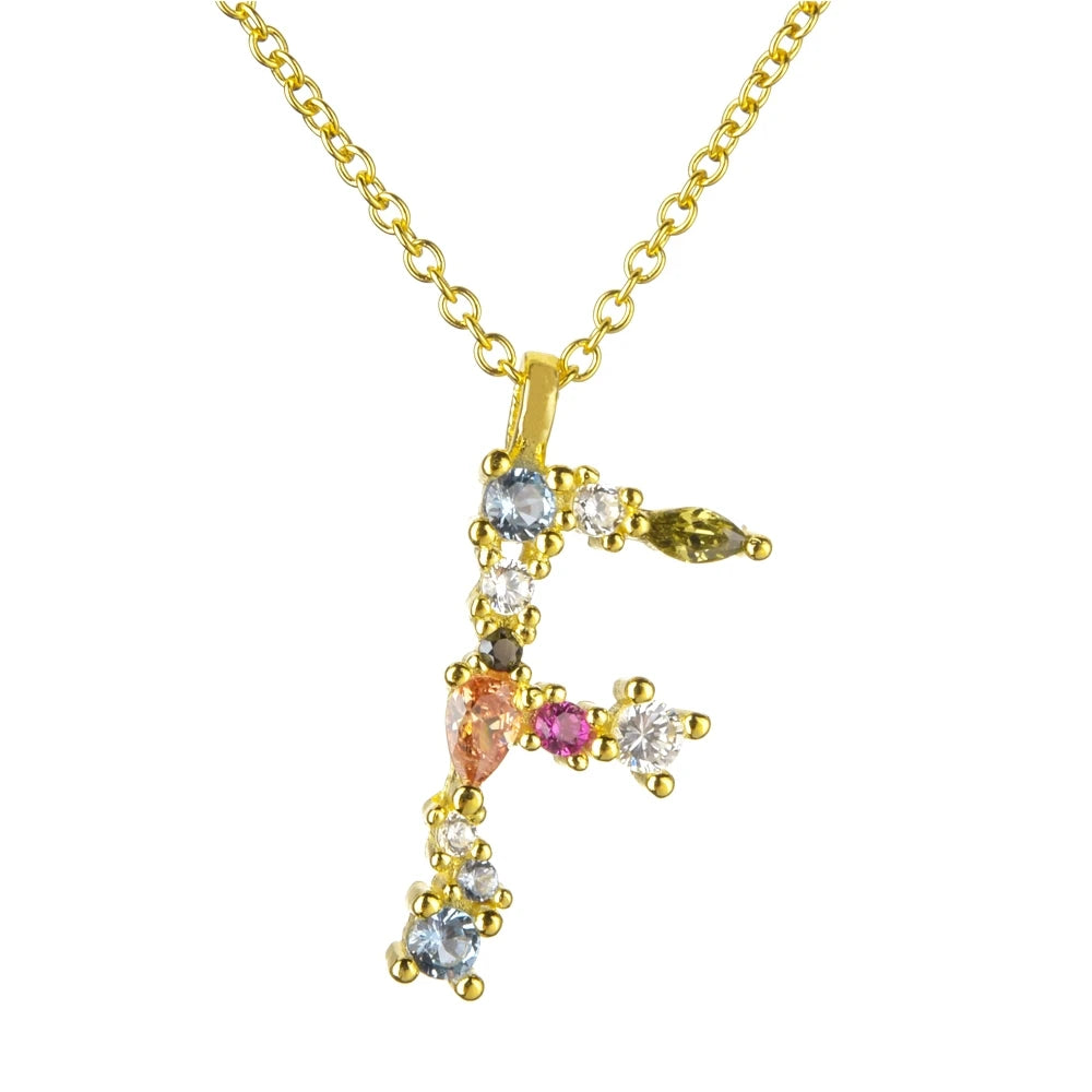 Collier lettre | modèle #LUMAL