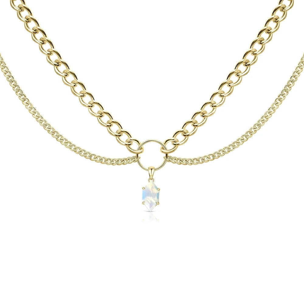 Collier multi rangs | modèle #ABEHA