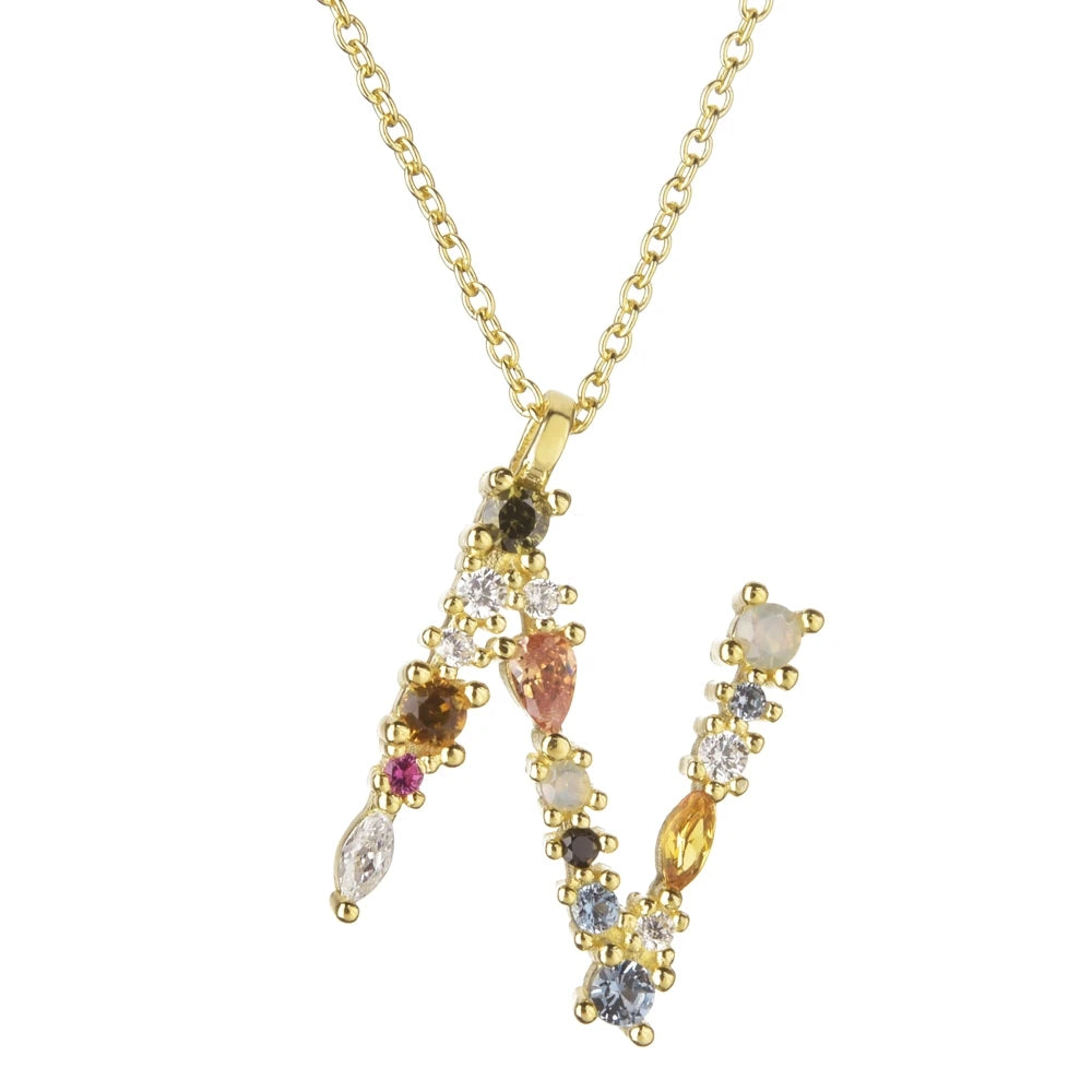 Collier lettre | modèle #LUMAL