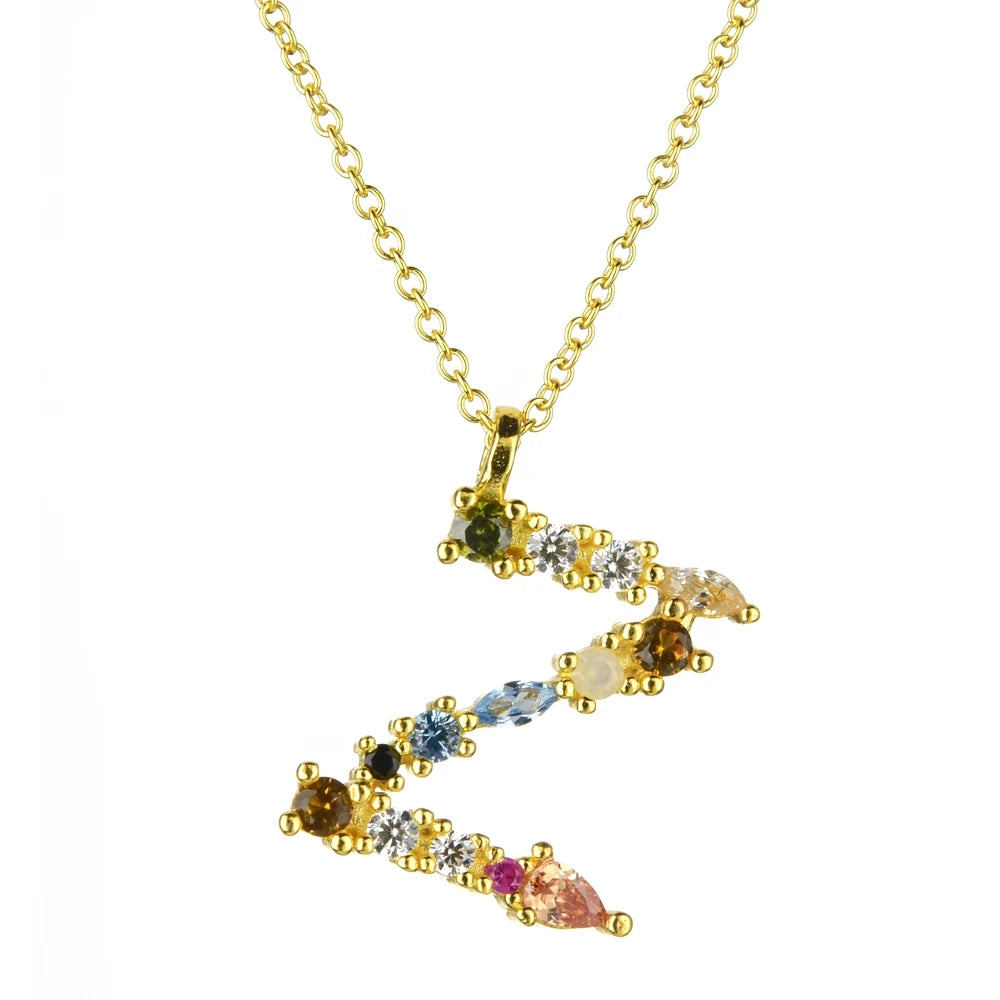Collier lettre | modèle #LUMAL