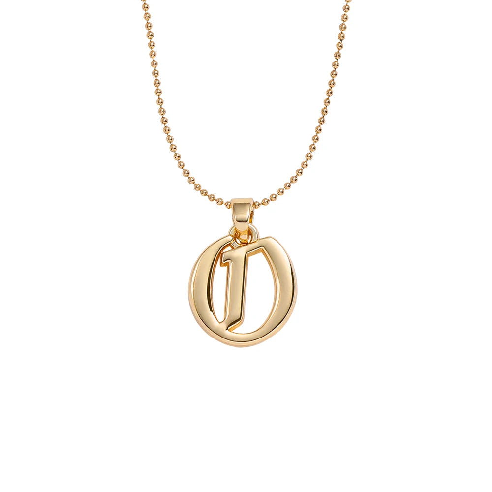 Collier lettre | modèle #GOTHIC