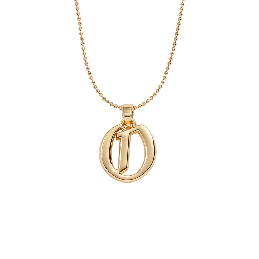 Collier lettre | modèle #GOTHIC Ma boutique
