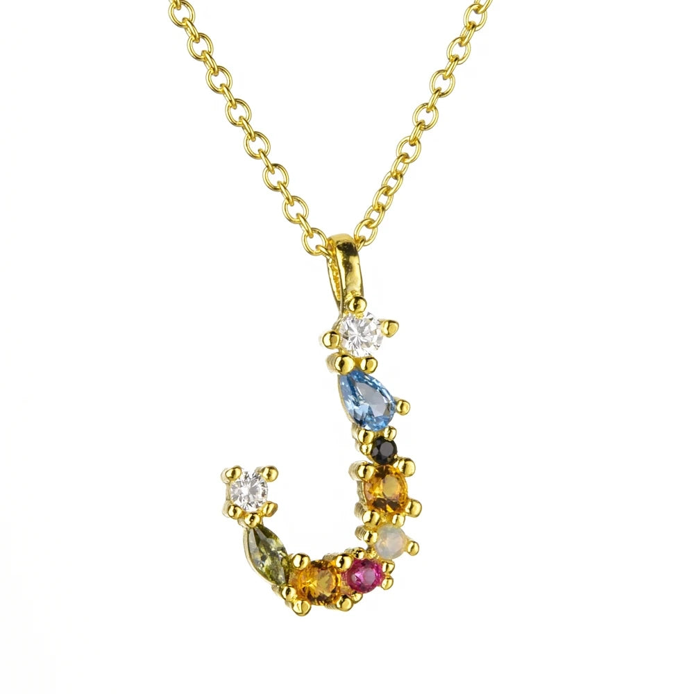 Collier lettre | modèle #LUMAL