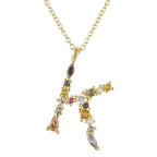 Collier lettre | modèle #LUMAL Colliane